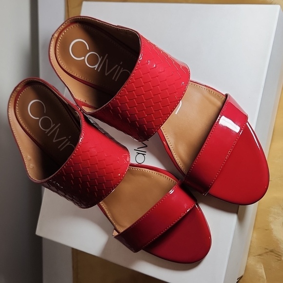 Calvin Klein Cecily Sandals Size 10 - Picture 2 of 8